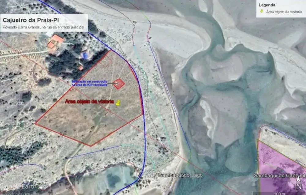 Justiça Federal Proíbe Construção de Imóveis na Estrada da Barrinha, em Barra Grande, Cajueiro da Praia