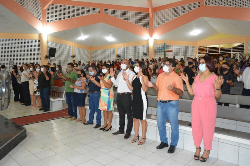 Missa de posse do prefeito eleito Profº Zé Filho e vereadores