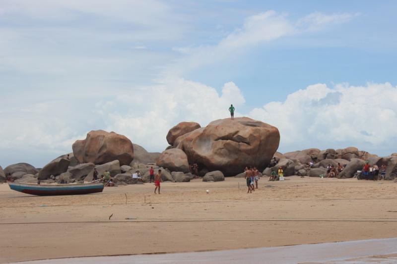 Praia da Pedra do Sal, em Parnaíba — Foto: Ellyo Teixeira / G1