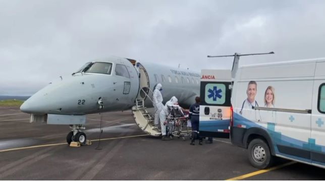 Manaus envia pacientes com Covid-19 para Teresina - Foto: Divulgação/Força Aérea Brasileira