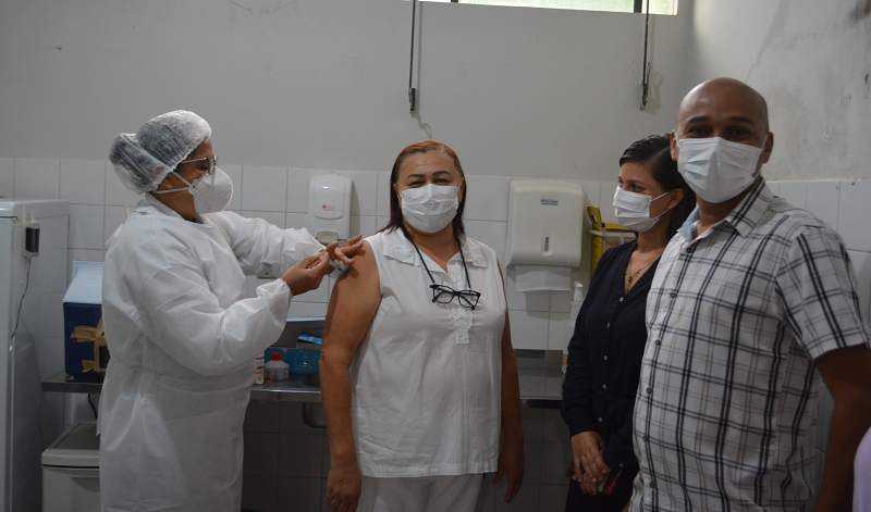 Solenidade de abertura da vacinação contra o COVID - 19