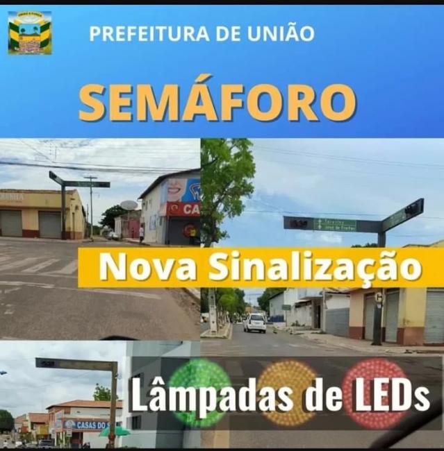 Painel de informações da prefeitura Municipal de união 