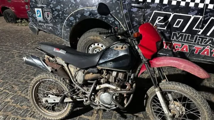 Suspeito de vários roubos em Afrânio-PE, é preso em Paulistana e duas motocicletas furtadas em Picos são apreendidas
