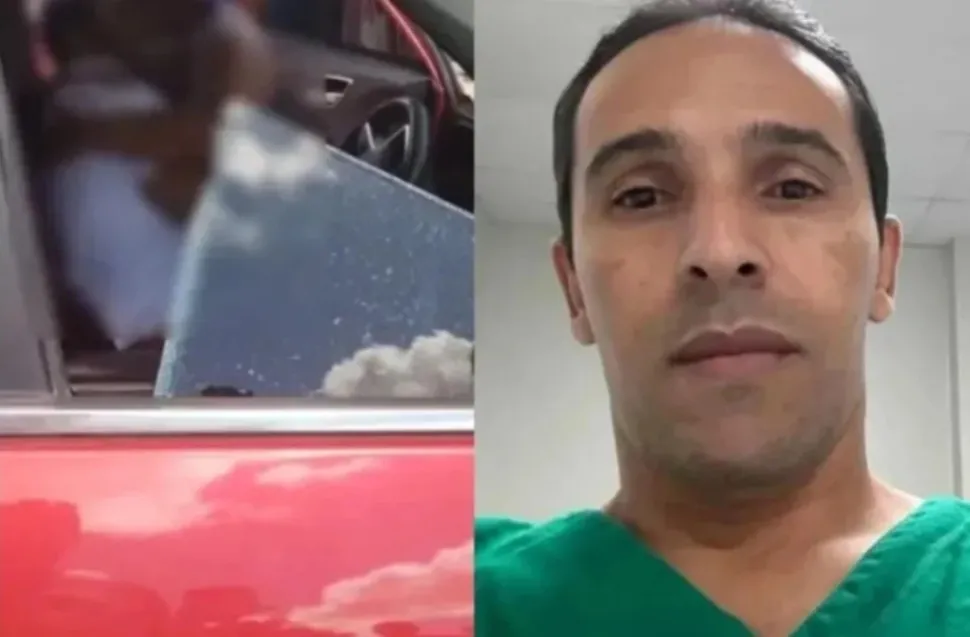 Médico é assassinado a tiros dentro de carro e ex-mulher afirma ter atirado por medo de ser morta