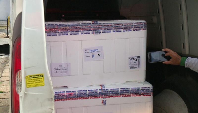 Piauí recebe mais 36,6 mil doses da Coronavac — Foto: Reprodução/TV Clube