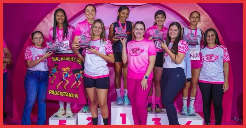 Prefeitura de Lagoa do Barro realiza 2ª Corrida Outubro Rosa com foco na prevenção do câncer de mama