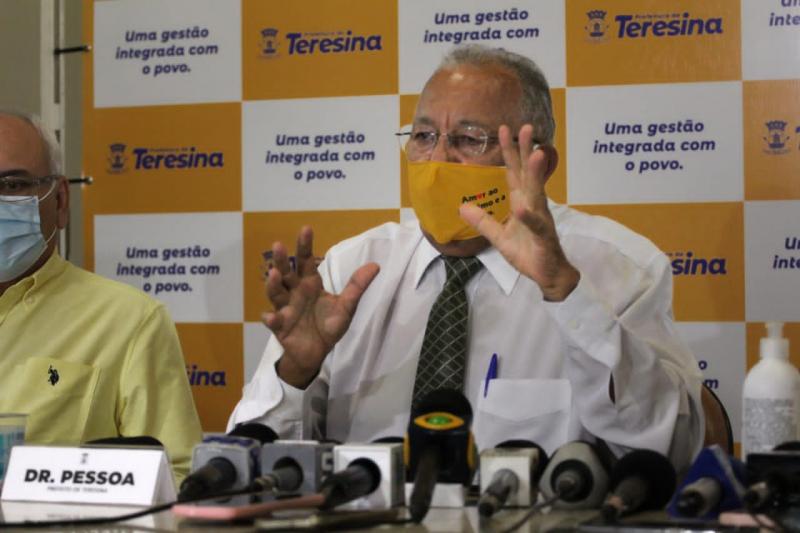 Prefeito de Teresina Dr Pessoa (MDB) (Foto: Ricardo Morais/ OitoMeia)