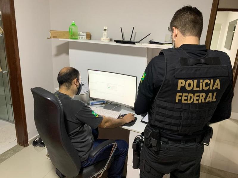 Polícia Federal deflagra operação contra divulgação e comercialização de dados de brasileiros — Foto: PF/Divulgação