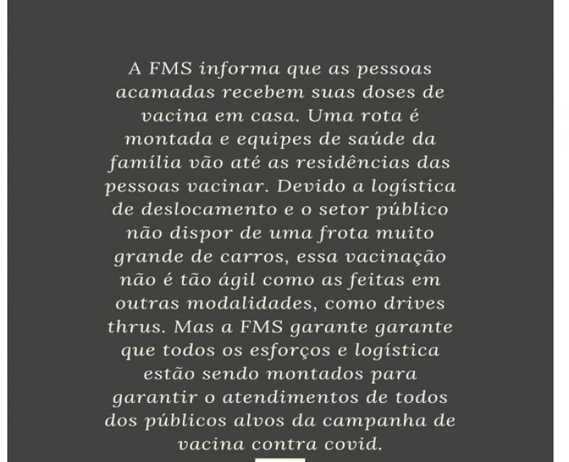 Nota da FMS