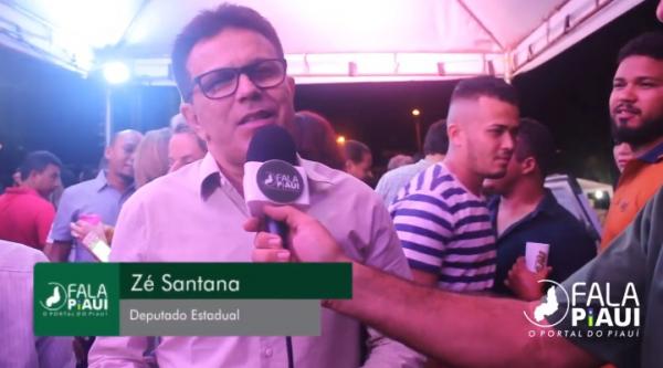 Entrevista com o Deputado Estadual, Zé Santana no aniversário do município de Cabeceiras do Piauí