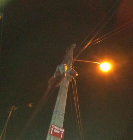 Homem morre eletrocutado em poste na zona leste de Teresina