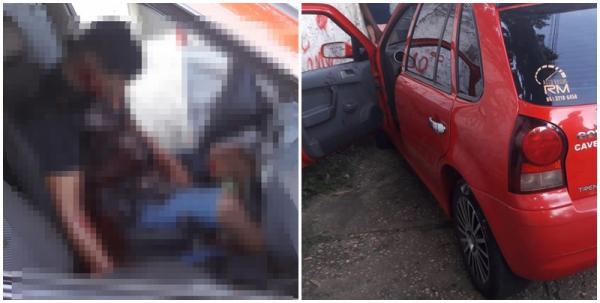 Câmera flagra homem sendo executado dentro de veículo em Teresina