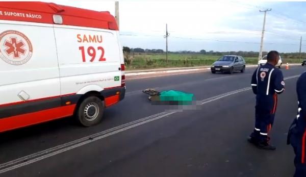 Ciclista morre após ser atropelado por veículo na zona norte de Teresina